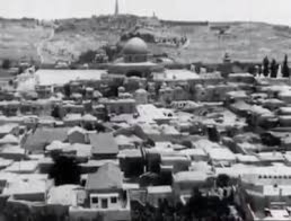 فيلم تم تصويره عام ١٩٣٨ لمدينة القدس قبل احتلال فلسطين