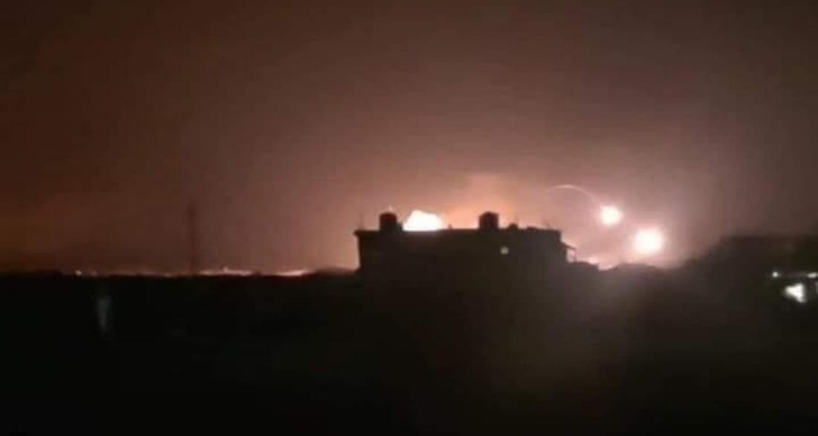قصف جوي صهيوني على مطار "الشعيرات" في حمص